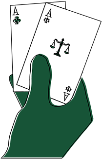 Karten mit Rechtsschutz Zeichen